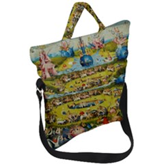 Hieronymus Bosch The Garden Of Earthly Delights Fold Over Handle Tote Bag