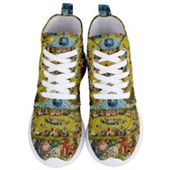 Hieronymus Bosch The Garden Of Earthly Delights Women s Lightweight High Top Sneakers