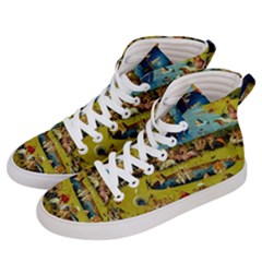 Hieronymus Bosch The Garden Of Earthly Delights (closeup) Men s Hi-top Skate Sneakers