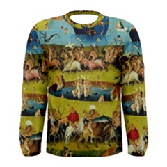 Hieronymus Bosch The Garden Of Earthly Delights (closeup) Men s Long Sleeve Tee by impacteesstreetwearthree