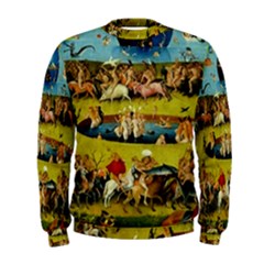 Hieronymus Bosch The Garden Of Earthly Delights (closeup) Men s Sweatshirt by impacteesstreetwearthree