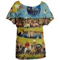 Hieronymus Bosch The Garden Of Earthly Delights (closeup) Women s Oversized Tee View1