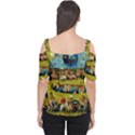 Hieronymus Bosch The Garden Of Earthly Delights (closeup) Cutout Shoulder Tee View2