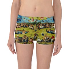 Hieronymus Bosch The Garden Of Earthly Delights (closeup) Reversible Boyleg Bikini Bottoms by impacteesstreetwearthree