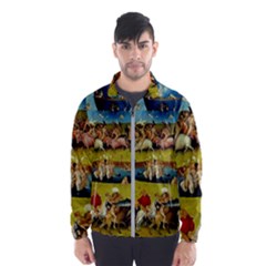 Hieronymus Bosch The Garden Of Earthly Delights (closeup) Men s Windbreaker