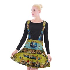 Hieronymus Bosch The Garden Of Earthly Delights (closeup) Suspender Skater Skirt by impacteesstreetwearthree