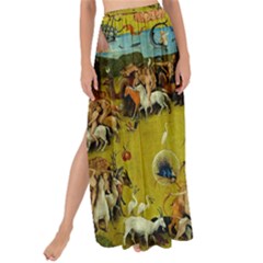 Hieronymus Bosch The Garden Of Earthly Delights (closeup) Maxi Chiffon Tie-up Sarong by impacteesstreetwearthree