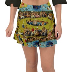 Hieronymus Bosch The Garden Of Earthly Delights (closeup) Fishtail Mini Chiffon Skirt by impacteesstreetwearthree