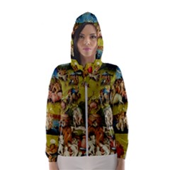 Hieronymus Bosch The Garden Of Earthly Delights (closeup) Hieronymus Bosch The Garden Of Earthly Delights (closeup) 3 Women s Hooded Windbreaker