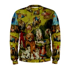 Hieronymus Bosch The Garden Of Earthly Delights (closeup) Hieronymus Bosch The Garden Of Earthly Delights (closeup) 3 Men s Sweatshirt by impacteesstreetwearthree