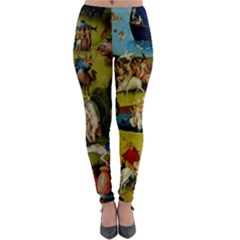 Hieronymus Bosch The Garden Of Earthly Delights (closeup) Hieronymus Bosch The Garden Of Earthly Delights (closeup) 3 Lightweight Velour Leggings by impacteesstreetwearthree