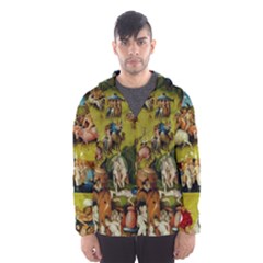 Hieronymus Bosch The Garden Of Earthly Delights (closeup) Hieronymus Bosch The Garden Of Earthly Delights (closeup) 3 Men s Hooded Windbreaker