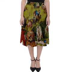 Hieronymus Bosch The Garden Of Earthly Delights (closeup) Hieronymus Bosch The Garden Of Earthly Delights (closeup) 3 Classic Midi Skirt by impacteesstreetwearthree