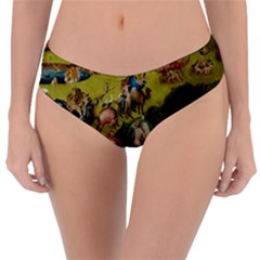 Heronimus Bosch Ship Of Fools Hieronymus Bosch The Garden Of Earthly Delights (closeup) 3 Reversible Classic Bikini Bottoms by impacteesstreetwearthree