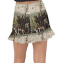 Heronimus Bosch Ship Of Fools Hieronymus Bosch The Garden Of Earthly Delights (closeup) 3 Fishtail Mini Chiffon Skirt View2