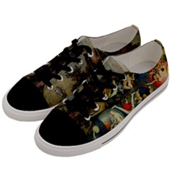 Heronimus Bosch Ship Of Fools Hieronymus Bosch The Garden Of Earthly Delights (closeup) 2 Men s Low Top Canvas Sneakers