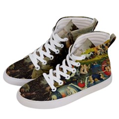 Heronimus Bosch Ship Of Fools Hieronymus Bosch The Garden Of Earthly Delights (closeup) 2 Men s Hi-top Skate Sneakers