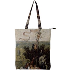 Heronimus Bosch Ship Of Fools Double Zip Up Tote Bag