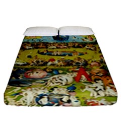 Hieronymus Bosch The Garden Of Earthly Delights Fitted Sheet (king Size)