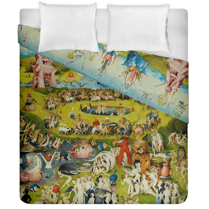 Hieronymus Bosch The Garden Of Earthly Delights Duvet Cover Double Side (California King Size)