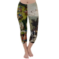 Heronimus Bosch Ship Of Fools Hieronymus Bosch The Garden Of Earthly Delights (closeup) 3 Capri Winter Leggings 