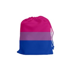 Bisexual Pride Flag Bi Lgbtq Flag Drawstring Pouch (medium) by lgbtnation