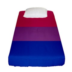 Bisexual Pride Flag Bi Lgbtq Flag Fitted Sheet (single Size) by lgbtnation