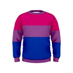 Bisexual Pride Flag Bi Lgbtq Flag Kids  Sweatshirt