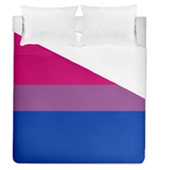 Bisexual Pride Flag Bi Lgbtq Flag Duvet Cover (queen Size) by lgbtnation