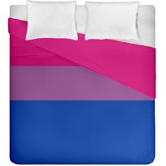 Bisexual Pride Flag Bi Lgbtq Flag Duvet Cover Double Side (king Size) by lgbtnation