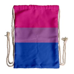 Bisexual Pride Flag Bi Lgbtq Flag Drawstring Bag (large) by lgbtnation