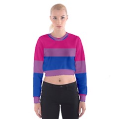 Bisexual Pride Flag Bi Lgbtq Flag Cropped Sweatshirt