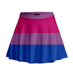 Bisexual Pride Flag Bi Lgbtq Flag Mini Flare Skirt