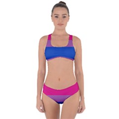 Bisexual Pride Flag Bi Lgbtq Flag Criss Cross Bikini Set by lgbtnation