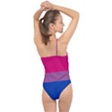 Bisexual Pride Flag Bi LGBTQ Flag Classic One Shoulder Swimsuit View2