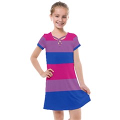 Bisexual Pride Flag Bi Lgbtq Flag Kids  Cross Web Dress by lgbtnation