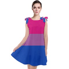 Bisexual Pride Flag Bi Lgbtq Flag Tie Up Tunic Dress by lgbtnation