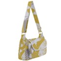 Ochre yellow and grey abstract Multipack Bag View1