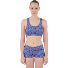 Floral Pattern Work It Out Gym Set