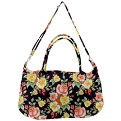 Flowers Watercolor Removal Strap Handbag by ArtworkByPatrick