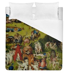 Hieronymus Bosch The Garden Of Earthly Delights (closeup) 3 Duvet Cover (queen Size)