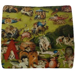 Hieronymus Bosch The Garden Of Earthly Delights (closeup) 3 Seat Cushion