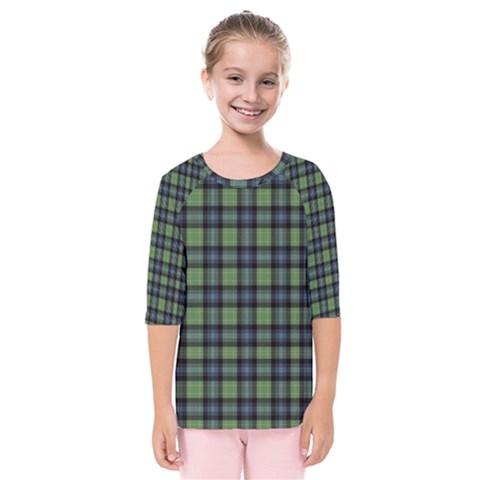 Abercrombie Tartan Kids  Quarter Sleeve Raglan Tee by impacteesstreetwearfour