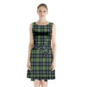 Abercrombie Tartan Sleeveless Waist Tie Chiffon Dress View1