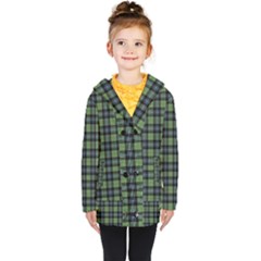 Abercrombie Tartan Kids  Double Breasted Button Coat