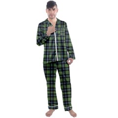 Abercrombie Tartan Men s Satin Pajamas Long Pants Set