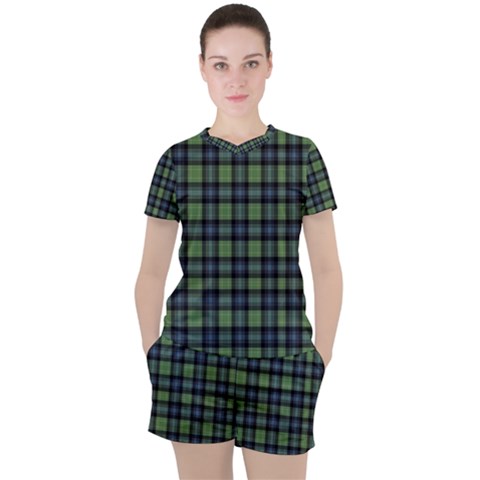 Abercrombie Tartan Women s Tee And Shorts Set by impacteesstreetwearfour