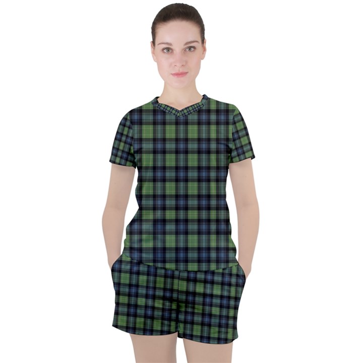 Abercrombie Tartan Women s Tee and Shorts Set