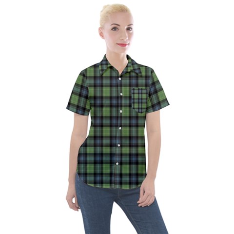 Abercrombie Tartan Women s Short Sleeve Pocket Shirt by impacteesstreetwearfour