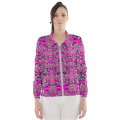 From The Sky Came Flowers In Peace Women s Windbreaker by pepitasart